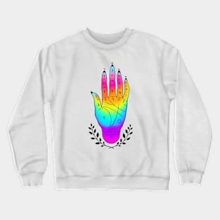 Palmistry hand Crewneck Sweatshirt